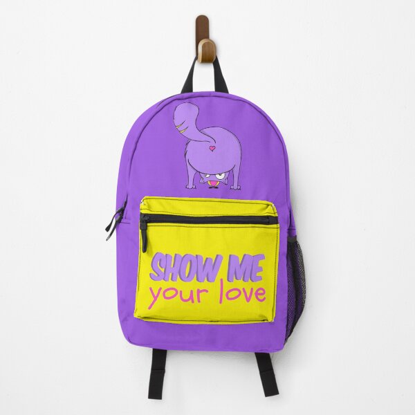 Item preview, Purple Cat Chubby Cat Show Me Your Love designed and sold by Cat N' Doodles.