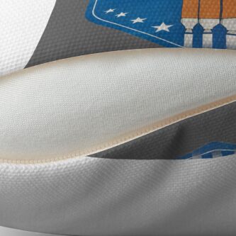 Alternate view of Delta IV Rocket Badge Floor Pillow