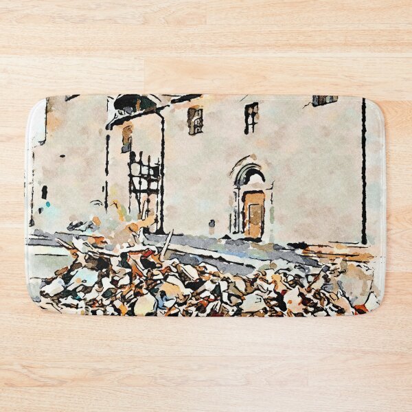 Item preview, L'Aquila: collapsed church and rubble designed and sold by Giuseppe Cocco.