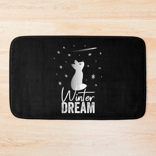 Item preview, Winter Dream A Cute Snow Fox Watching Snowflakes designed and sold by Paulina Vanlife.