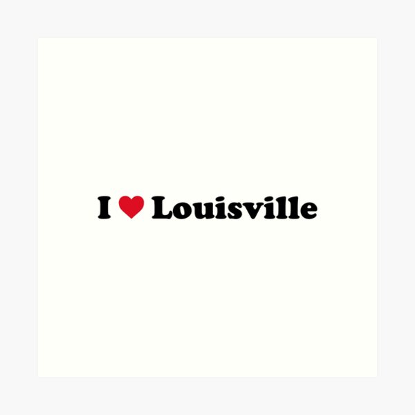 Item preview, I Love Louisville designed and sold by Novel Gifts.