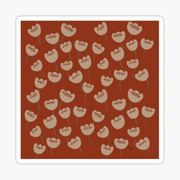 Item preview, Little garden of tulips. Floral pattern. designed and sold by Florcitasart.