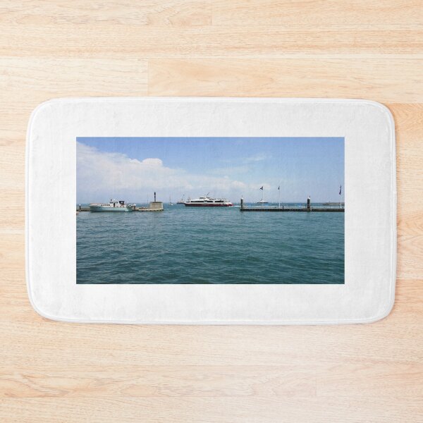 Item preview, THE RED JET LEAVING COWES HARBOUR SLOWLY designed and sold by ronsaunders47.