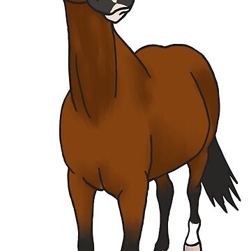 Artwork thumbnail, Mia - Bay Pony by HorseFly Ranch