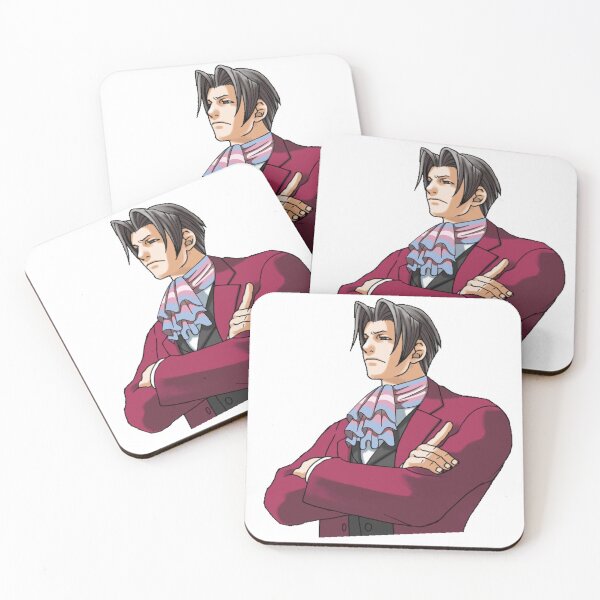 Item preview, Miles Edgeworth Trans Pride designed and sold by pissedonthemoon.