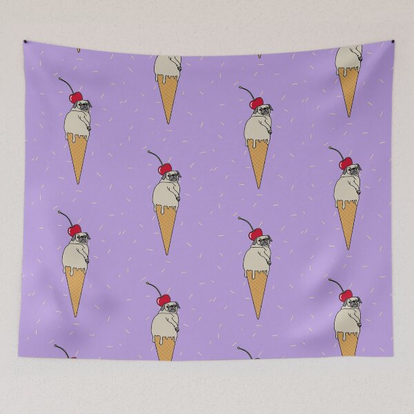 Item preview, Ice cream pug designed and sold by drowned-twice.