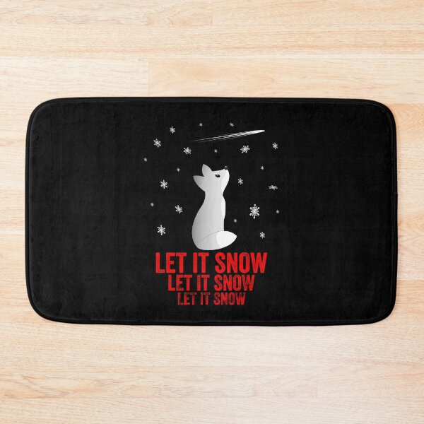 Item preview, Let It Snow A Cute Snow Fox Watching Snowflakes And Shooting Stars designed and sold by Paulina Vanlife.