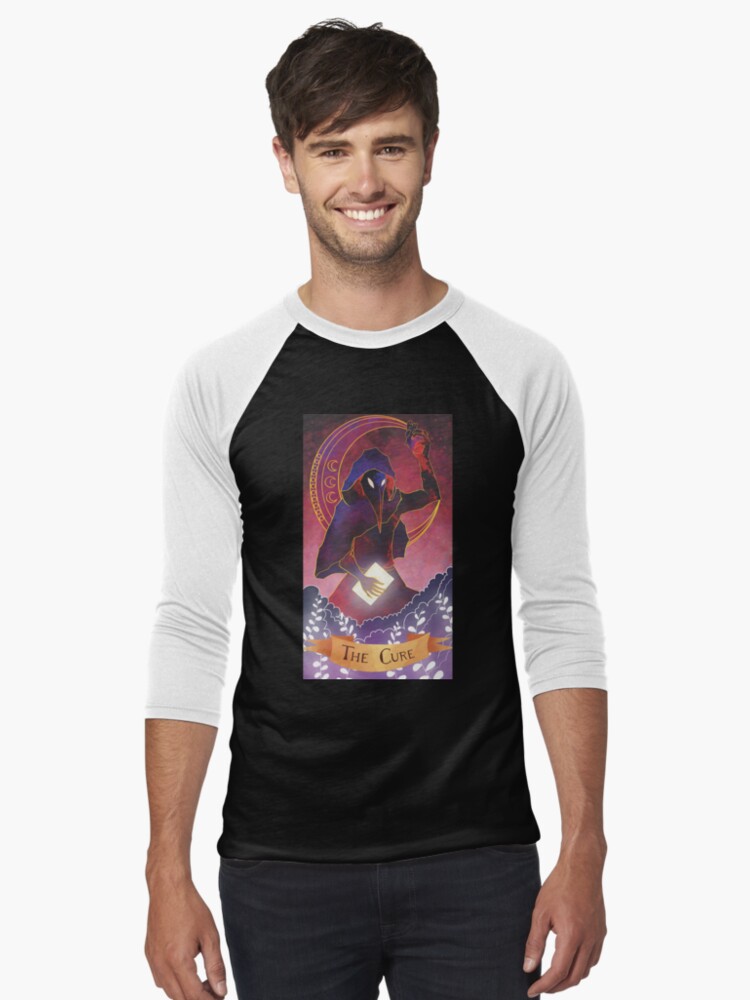 Thumbnail 1 von 3, Baseballshirt mit 3/4-Arm, SCP-049 | Die Heilung designt und verkauft von cazuhira.