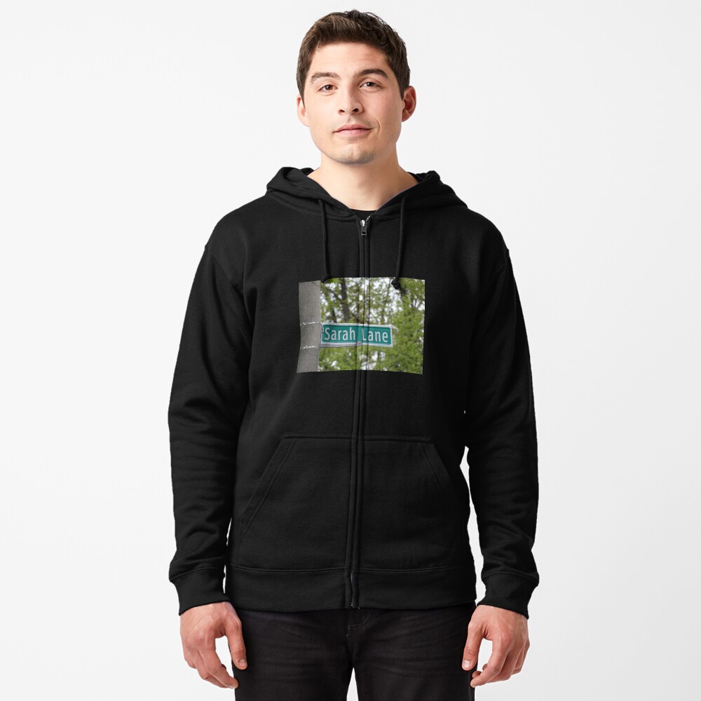 Sarah Lane, Sarah, Sarah mask, Sarah mug, Sarah magnet, Sarah sticker, Zipped Hoodie