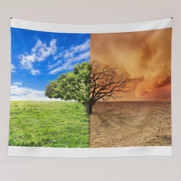 Item preview, Climate change landscape with tree designed and sold by MarketVisionAV.