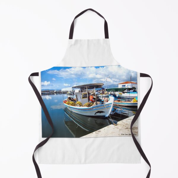 Item preview, FISHING BOAT IN LESBOS. GREECE. designed and sold by ronsaunders47.