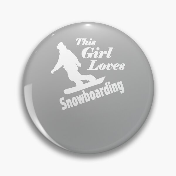 Item preview,  This Girl Loves Snowboarding - Fun Gift for a Snowboarder designed and sold by Richard529.