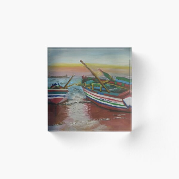 Item preview, Boats and sunset  designed and sold by Eman4.