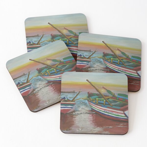 Item preview, Boats and sunset  designed and sold by Eman4.
