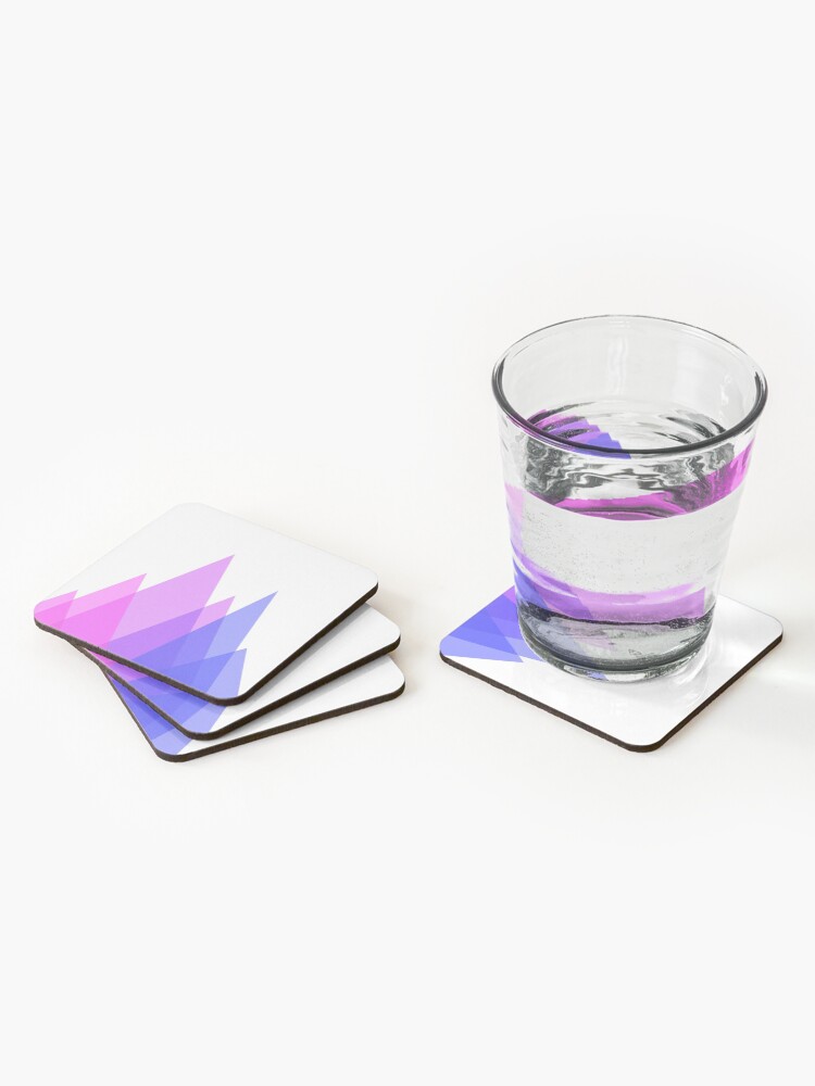 Alternate view of Triangles, Bi Coasters (Set of 4)