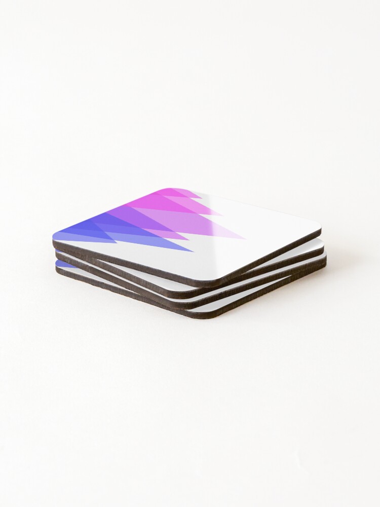 Alternate view of Triangles, Bi Coasters (Set of 4)