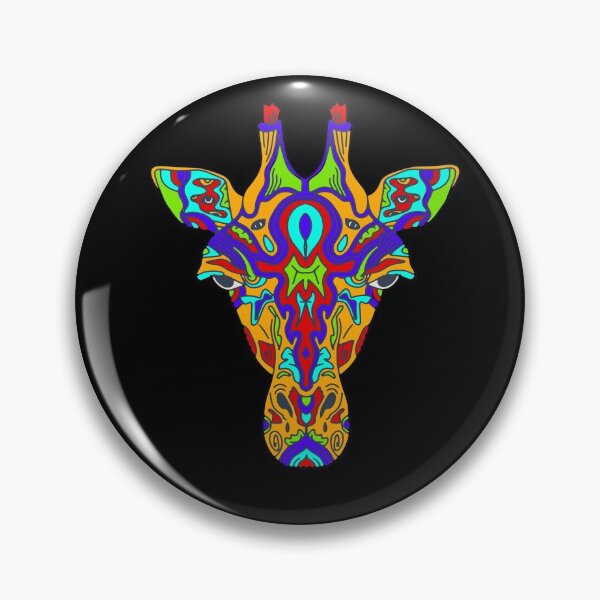 Item preview, Psychedelic Geometric Giraffe designed and sold by Slydell1.