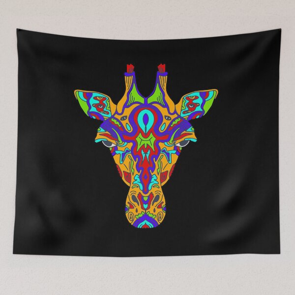Item preview, Psychedelic Geometric Giraffe designed and sold by Slydell1.