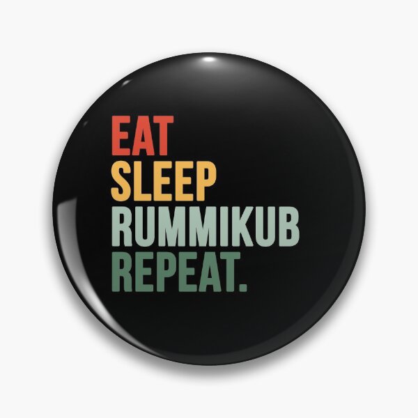 Item preview, Eat Sleep Rummikub Repeat designed and sold by Eatmyshirtz.