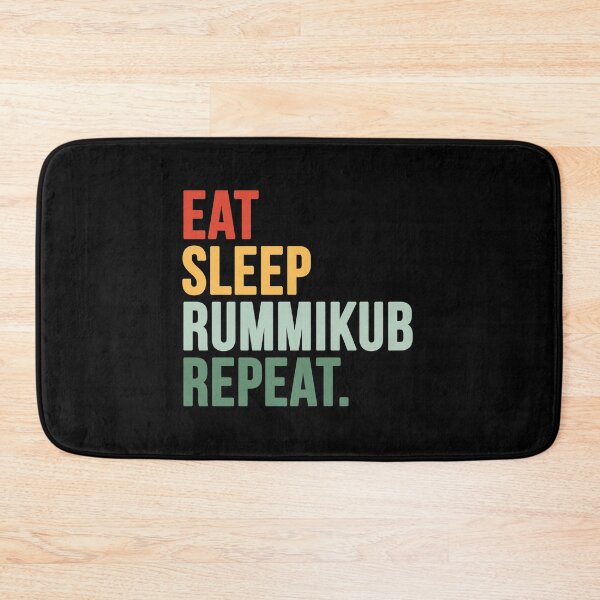 Item preview, Eat Sleep Rummikub Repeat designed and sold by Eatmyshirtz.