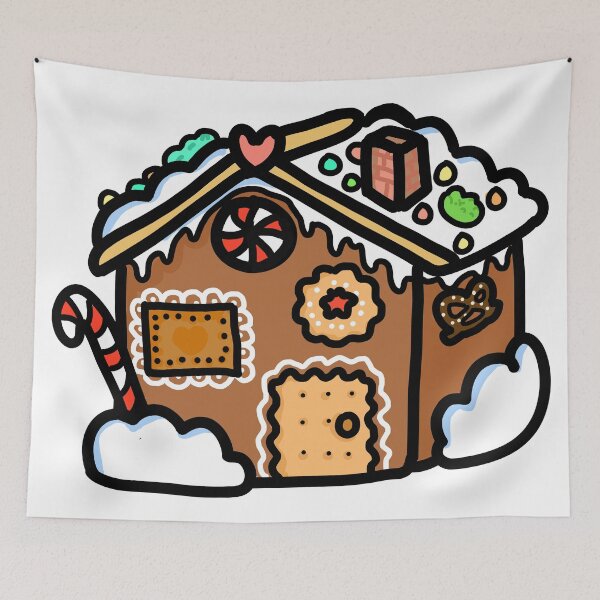 Item preview, gingerbread X-Mas House designed and sold by GLwithUs.