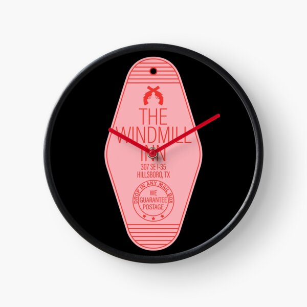 Bottle Rocket Motel Key Clock