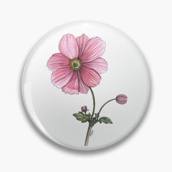 Item preview, Anemone hupehensis Florar Watercolor art Case & Cover - Pillow - Print - Mugs - Notebook  designed and sold by EgidioPainter.