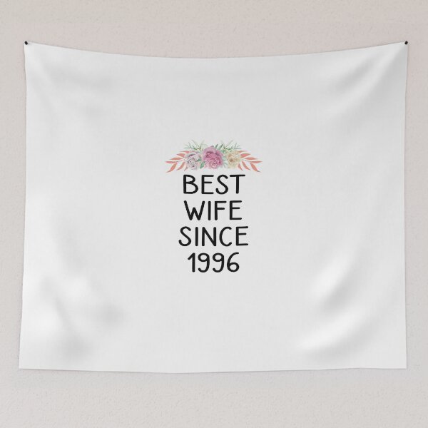 Item preview, Best Wife Since 1996 Funny Wedding Anniversary Gifts From Husband floral Design designed and sold by Chamssou.