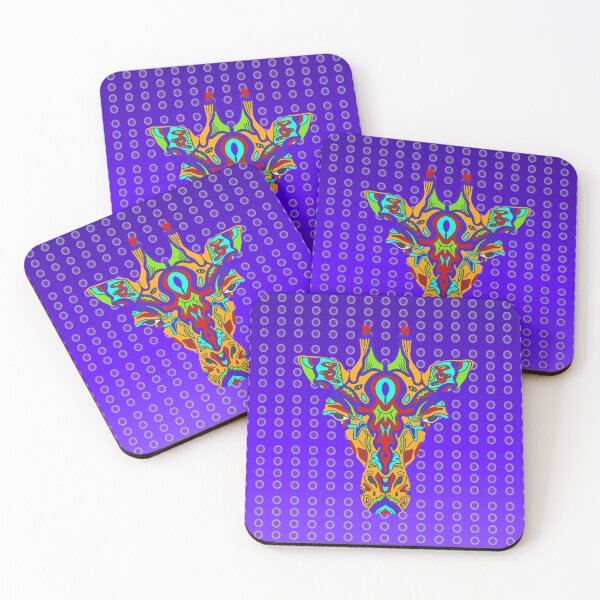 Item preview, Psychedelic Geometric Giraffe on Dots designed and sold by Slydell1.