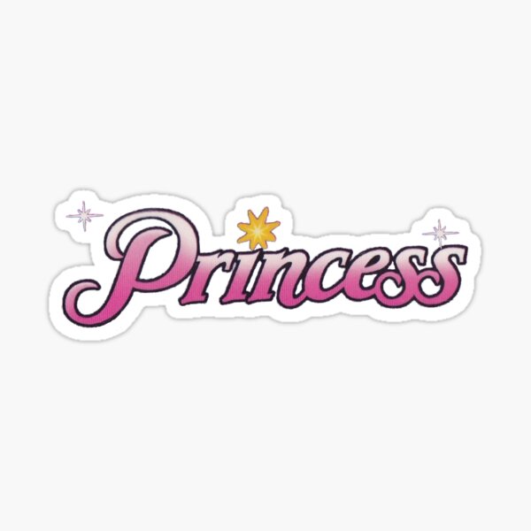 I'm a "Princess" Logo Sticker