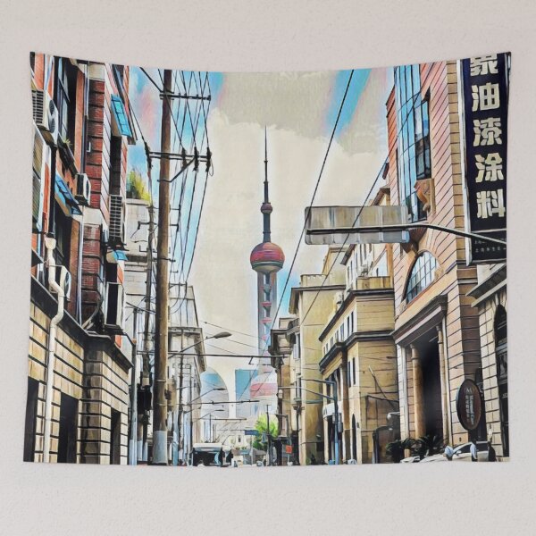Item preview, Shanghai Streets designed and sold by SofiaStutio.