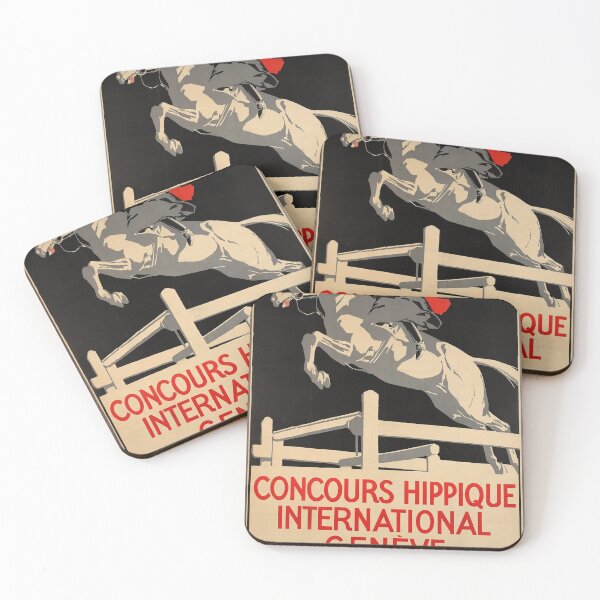 Item preview, retro concours hippique international vintage reclame designed and sold by CorasPosters.