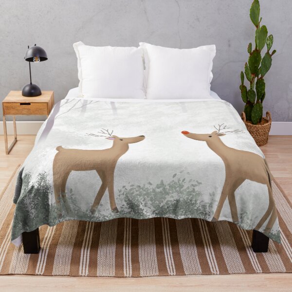 Item preview, The reindeer meeting place designed and sold by Diane Hunter Art.