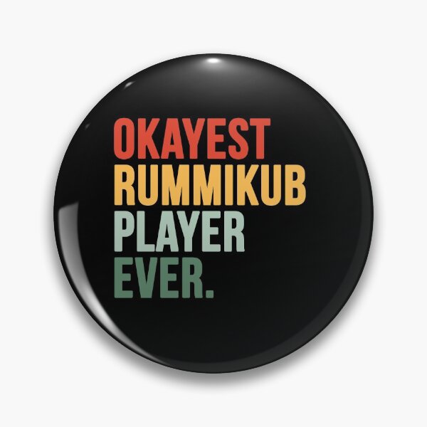 Item preview, Okayest Rummikub Player Ever Grunge designed and sold by Eatmyshirtz.