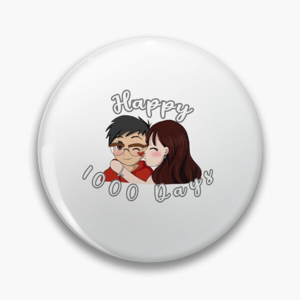 Item preview, Happy 1000 Days designed and sold by vivisaur-art.