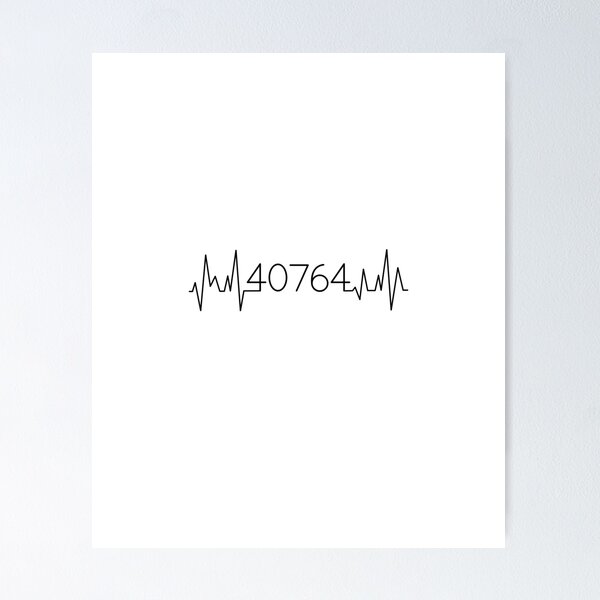 Item preview, Langenfeld zip code heartbeat - modern designed and sold by AvilionDesigns.
