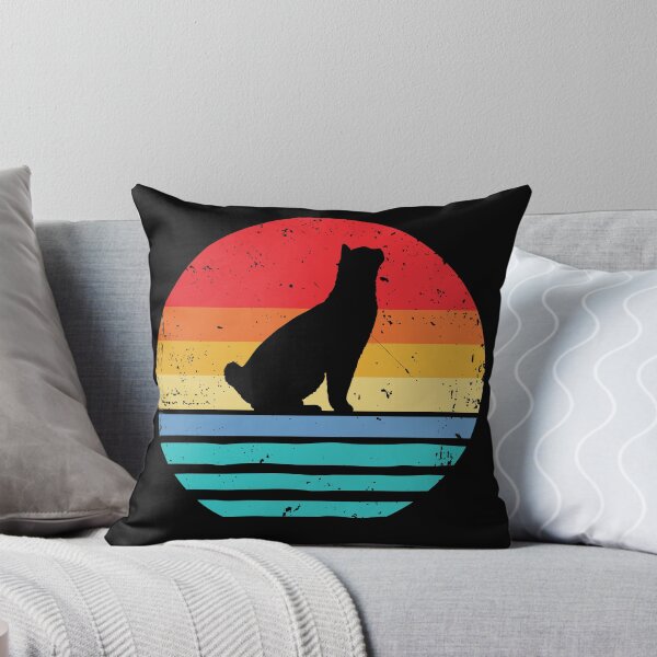 Item preview, Manx Cat Vintage Sunset Retro Cat designed and sold by mejeoshop.