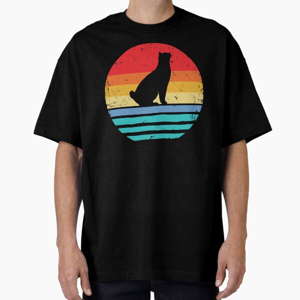 Item preview, Manx Cat Vintage Sunset Retro Cat designed and sold by mejeoshop.