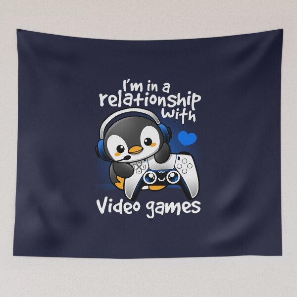 Item preview, Penguin relationship with video games designed and sold by NemiMakeit.