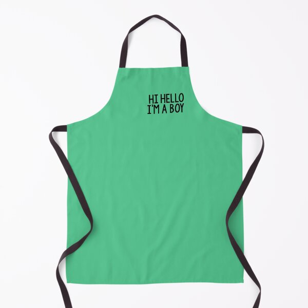 Item preview, Hi Hello, I'm a Boy - black on green designed and sold by Skyler Orion X.