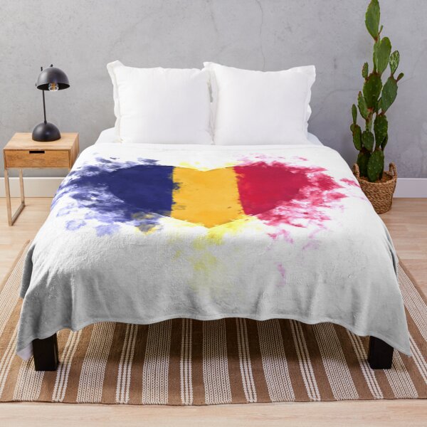 Item preview, Flag of Romania Watercolor  blue yellow red  2024 designed and sold by aloresarts.
