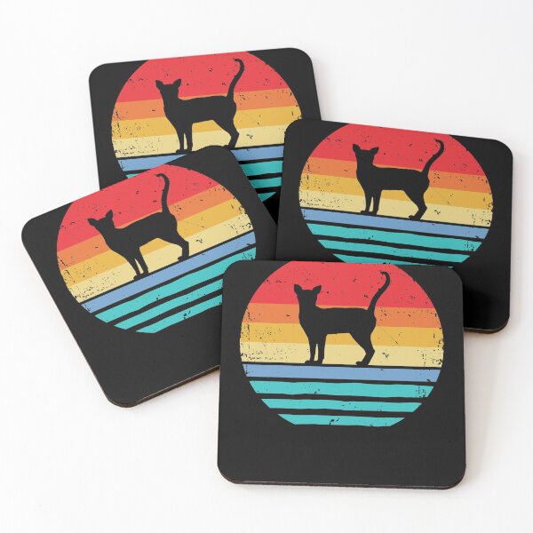 Item preview, Siamese Cat Vintage Sunset Retro Cat designed and sold by mejeoshop.