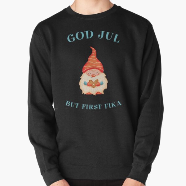 Sweden＊GOD JUL＊Christmas tapestry・* God Jul But First Fika Cute Scandinavian Merry Christmas