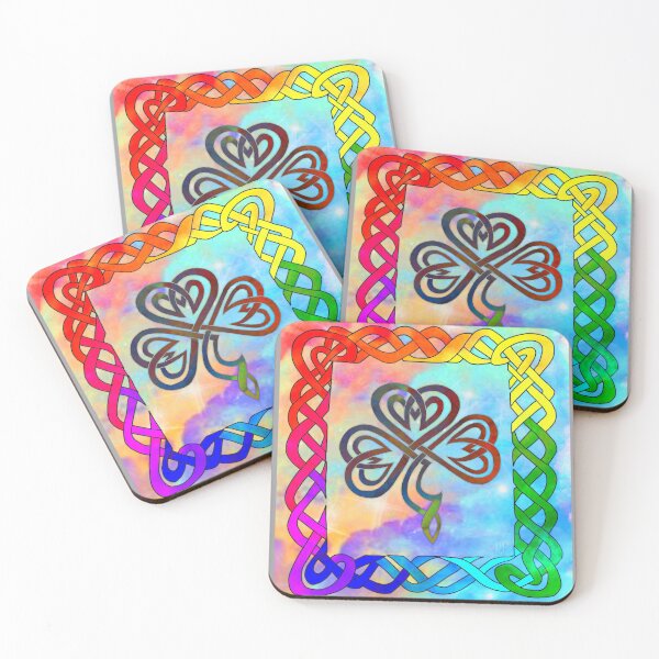 Item preview, Rainbow Celtic knot designed and sold by SedatedBeauty.