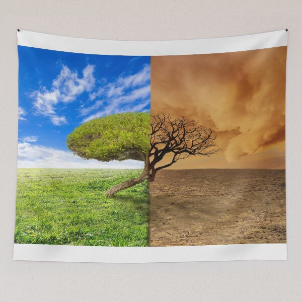 Item preview, Climate change landscape with tree designed and sold by MarketVisionAV.
