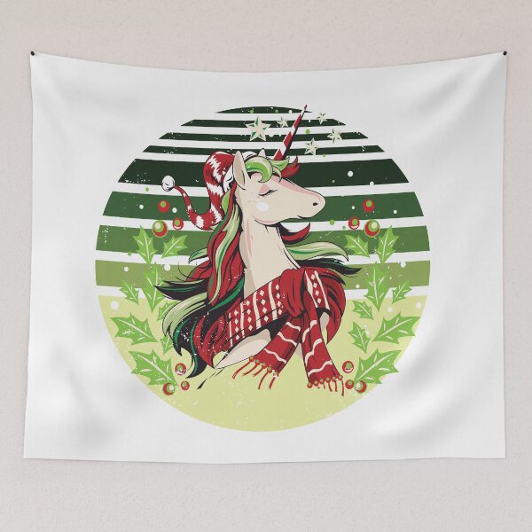 Item preview, Christmas Unicorn classy retro vintage christmas gift ideas  designed and sold by Suhy.