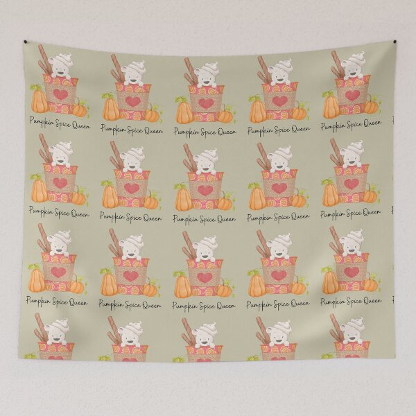 Item preview, Pumpkin Spice Queen | White Bear Design Gift Idea designed and sold by InkItStudio.