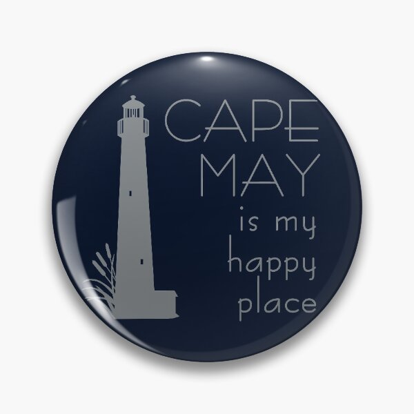 Item preview, Cape May Happy Place in Grey designed and sold by Cleave.