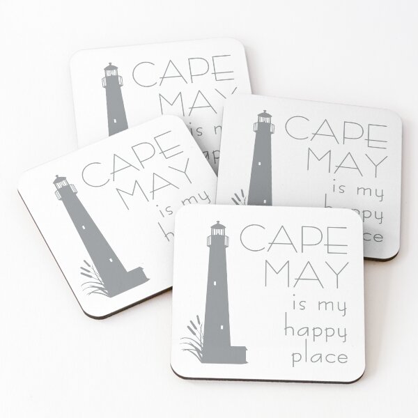Item preview, Cape May Happy Place in Grey designed and sold by Cleave.