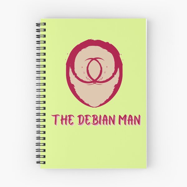 Item preview, The debian man - linux unix geek designed and sold by Indite.